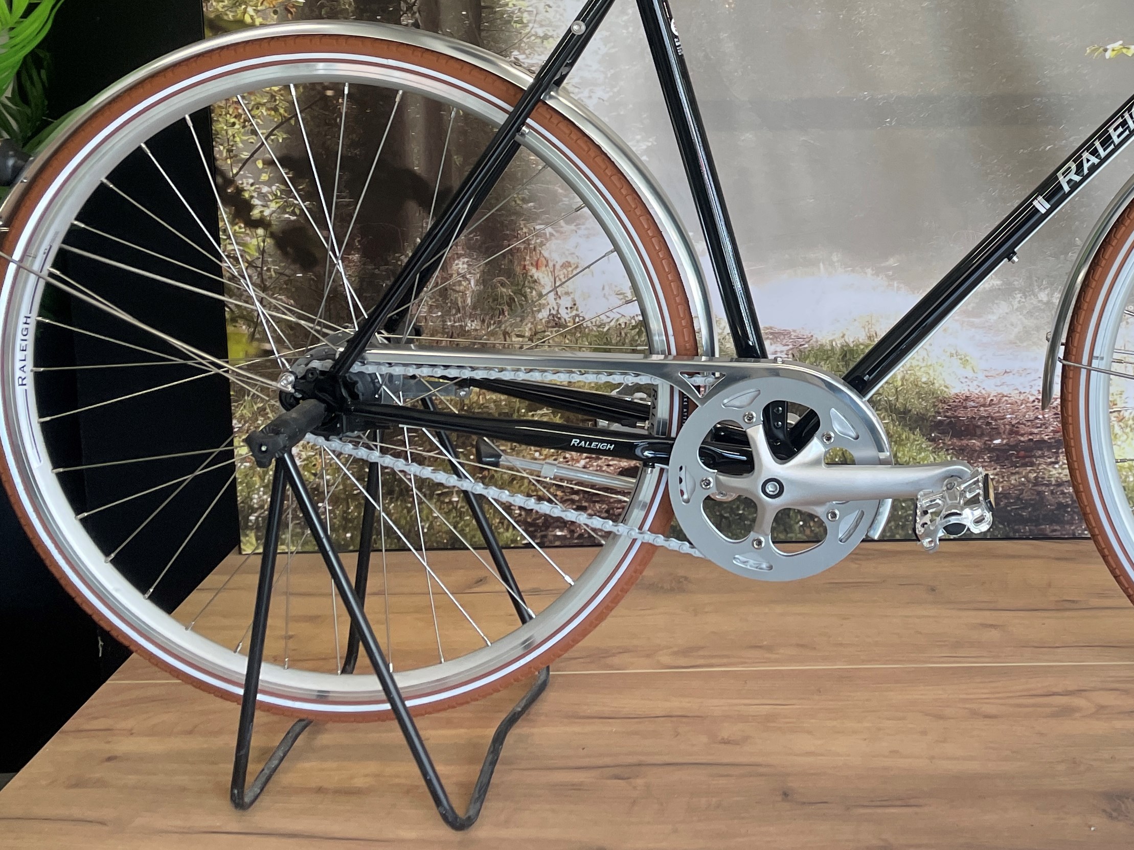 Raleigh Sort Yate Cargo Herre 56cm 7g Shimano Nexus fodbr. blank