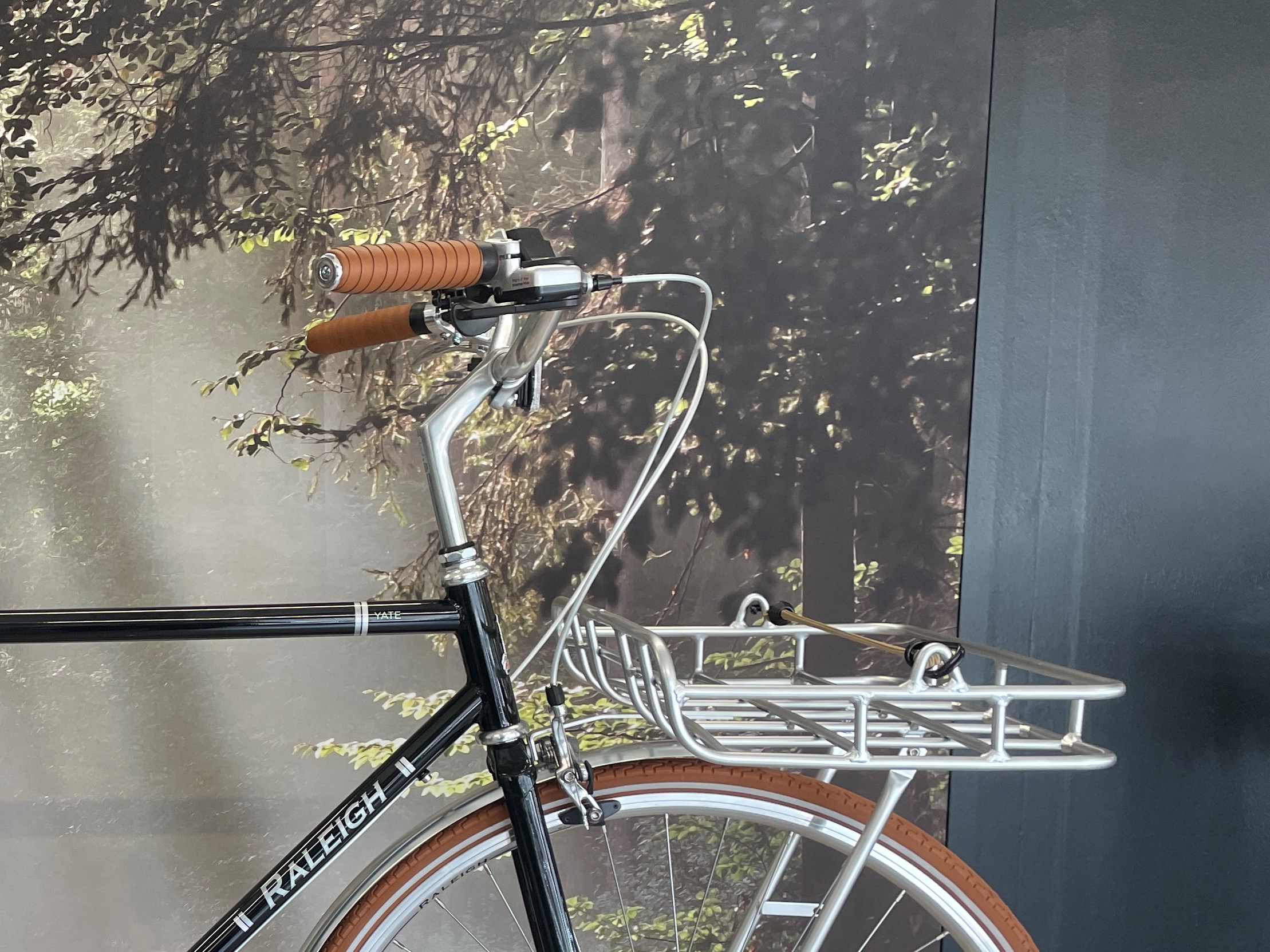 Raleigh Sort Yate Cargo Herre 56cm 7g Shimano Nexus fodbr. blank