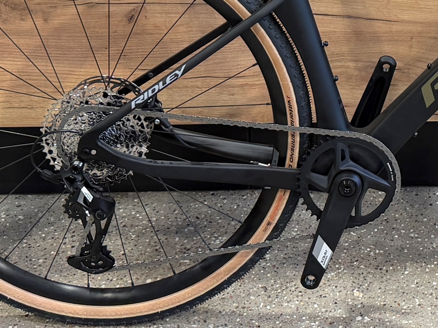 Ridley Black Kanzo Fast Apex XPLR - L
