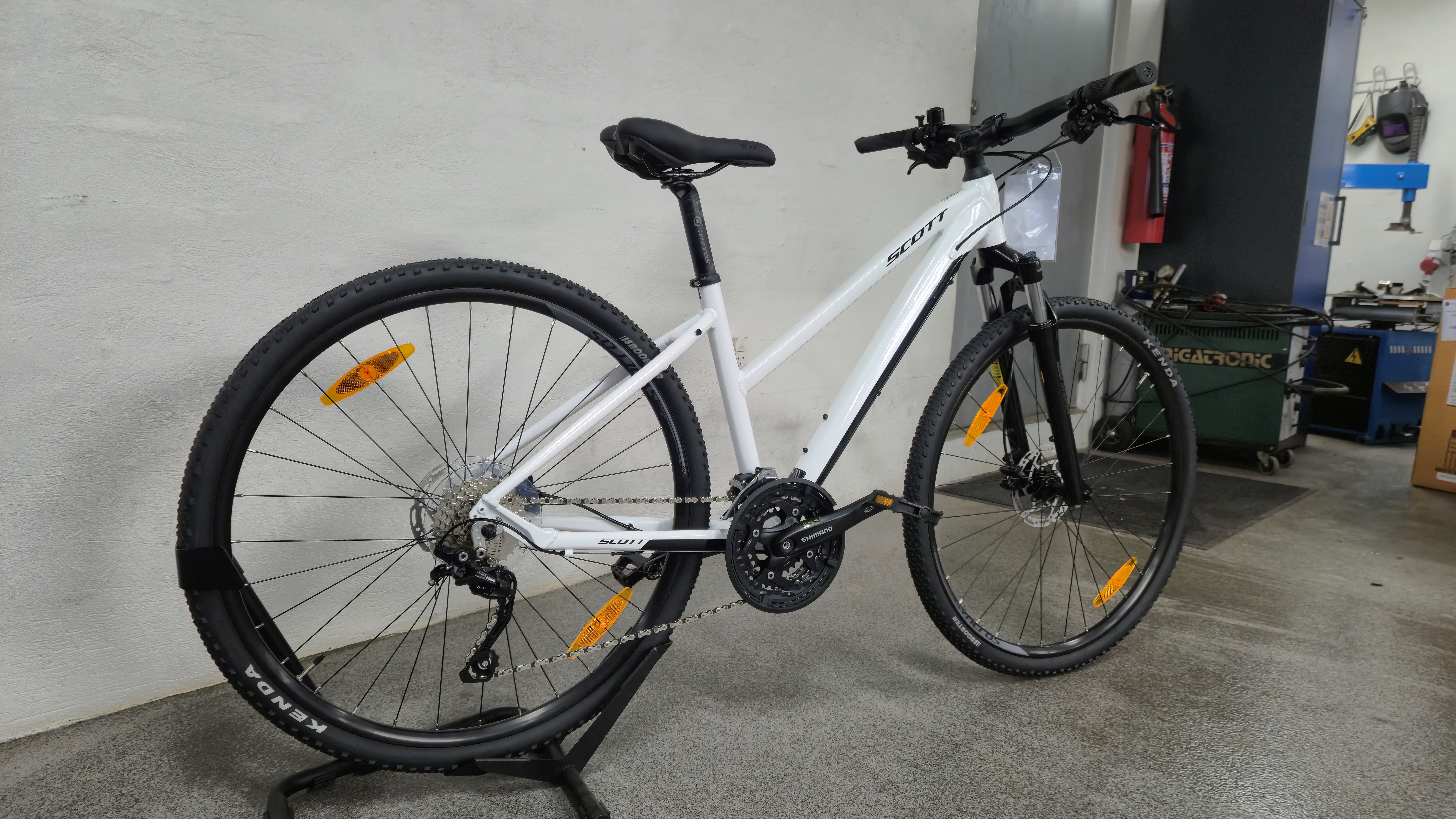 SCOTT Pearl White Sub Cross 20 Lady - S