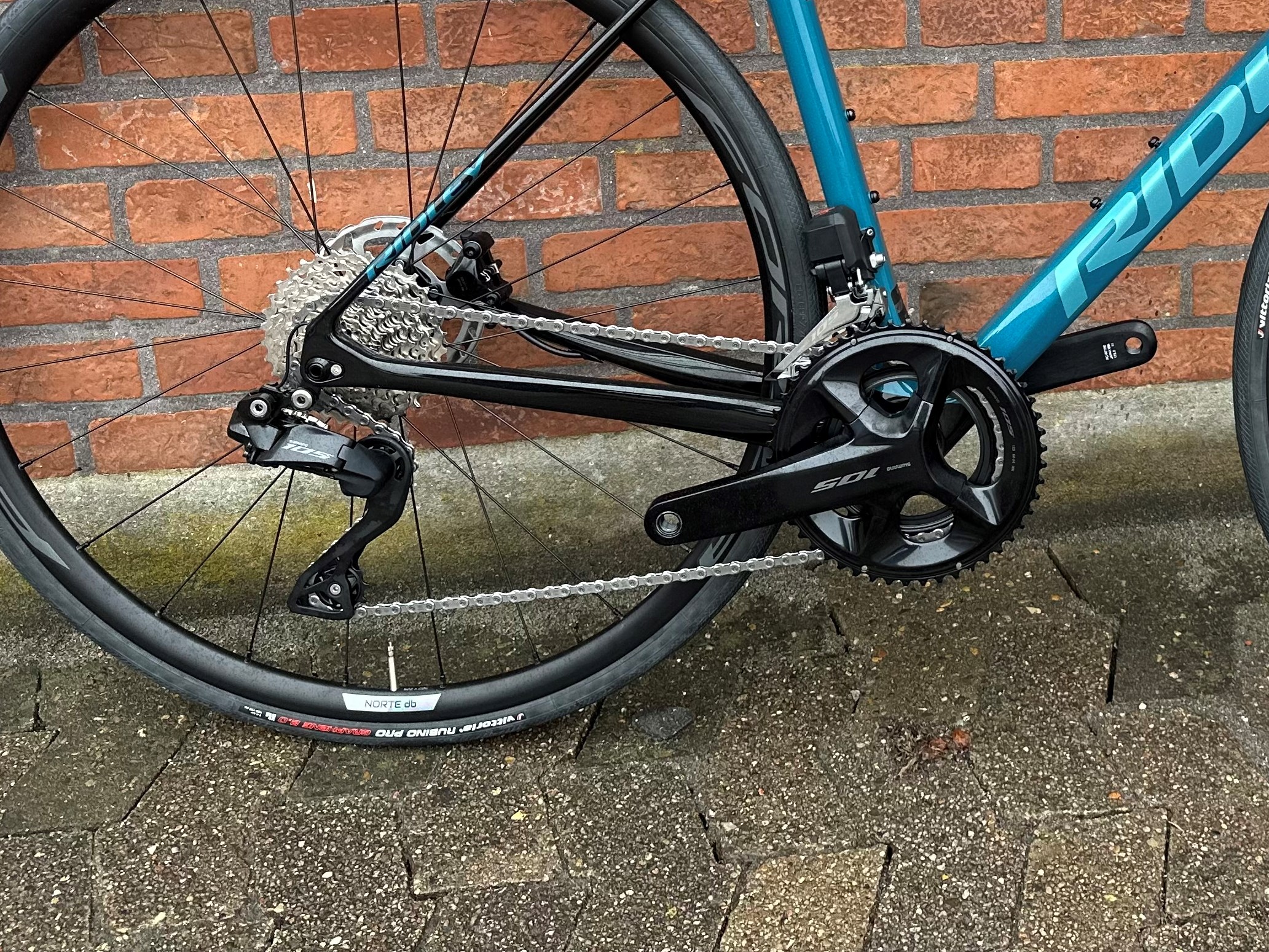 Ridley Dark Teal Metallic Fenix SLiC 105 DI2 - S
