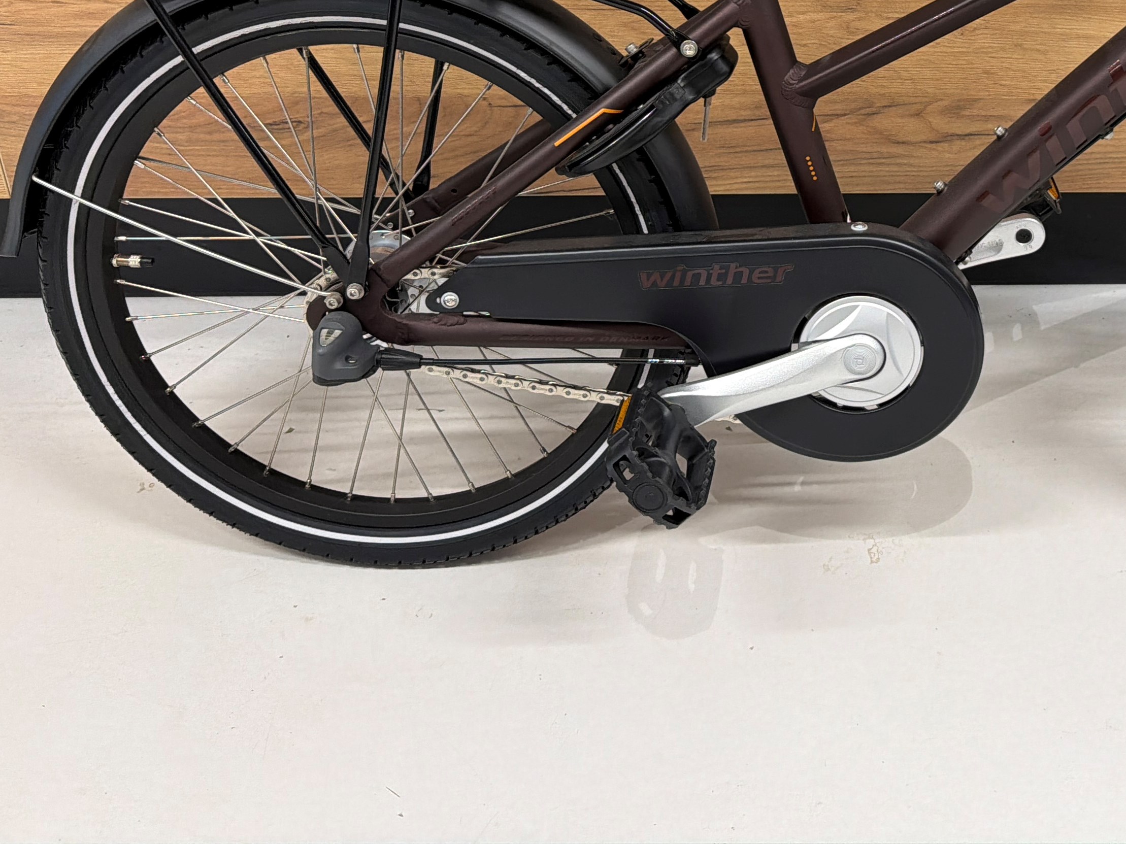 Winther Rød 300 Pige 20in 3g Shimano Nexus fodbremse mat rødbrunrødbrun